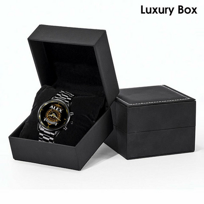 ALEX Personalized Watch, Premium Gift for Anniversary