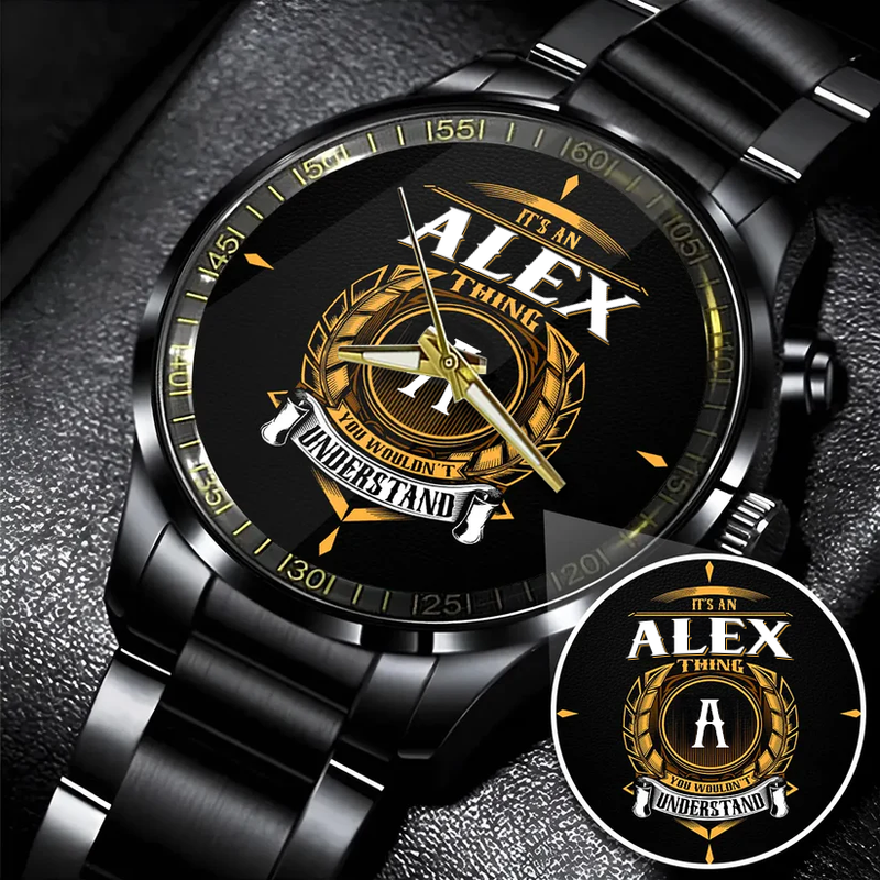 ALEX Personalized Watch, Premium Gift for Anniversary