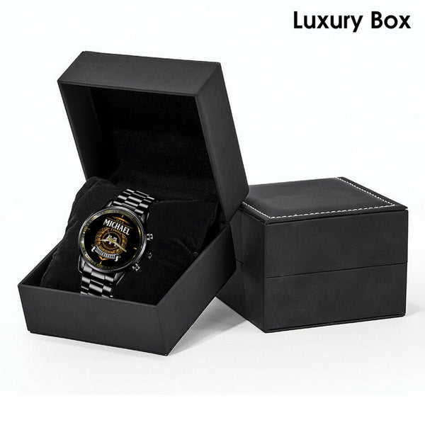 MICHAEL Personalized Watch, Premium Gift for Anniversary